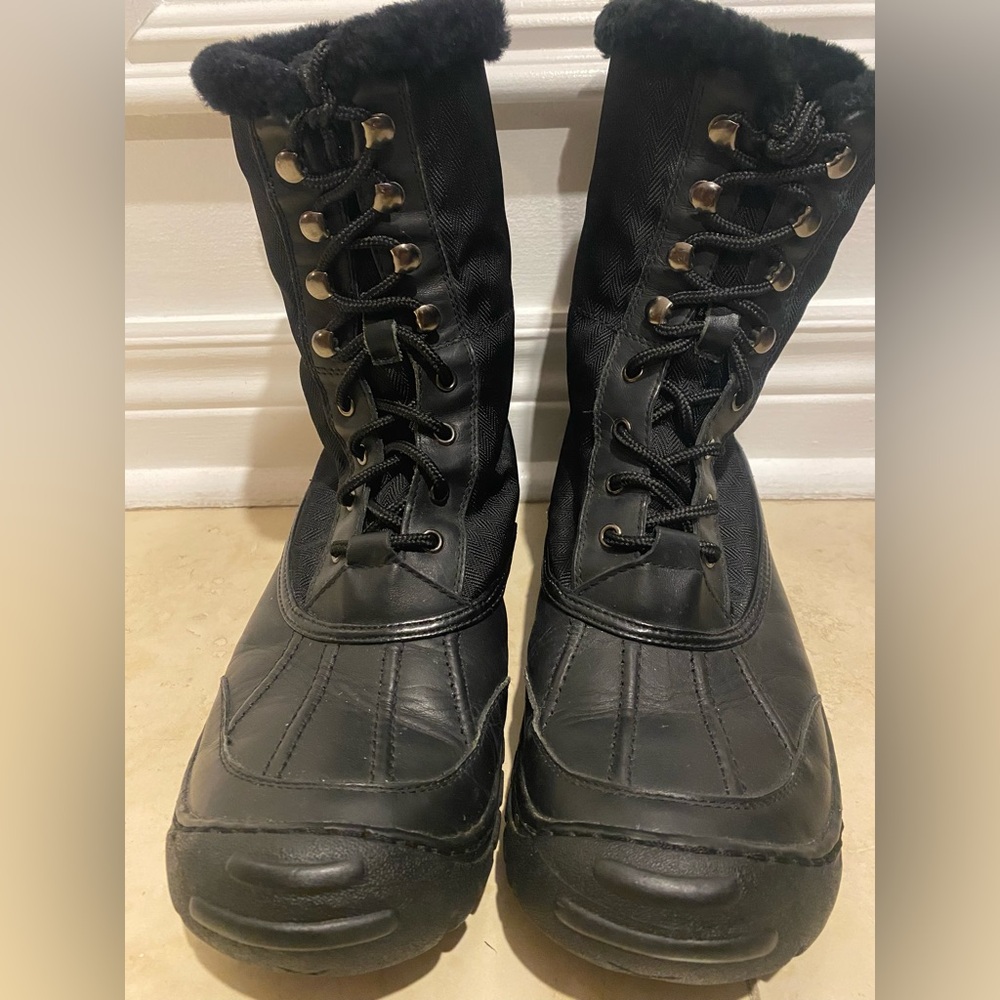 Rudsak Black Leather Boots - 
(brand new black laces)